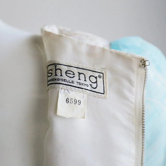 Cherry  Blossom Watercolour print Chiffon Dress - Picture 12 of 12